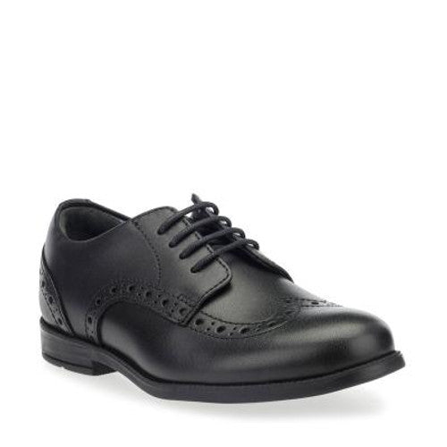 STA BROGUE Black leather